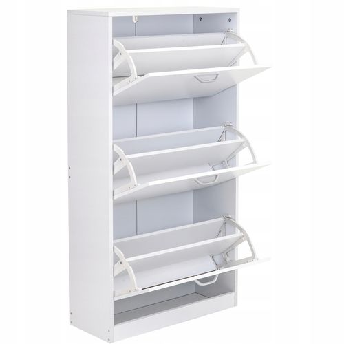 szafka na buty regał 3 komory obuwie komoda pojemna do przedpokoju regał na Arena.pl