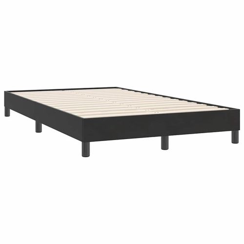 Łóżko Box Spring bez materaca Czarne 120x220 cm Aksamit na Arena.pl