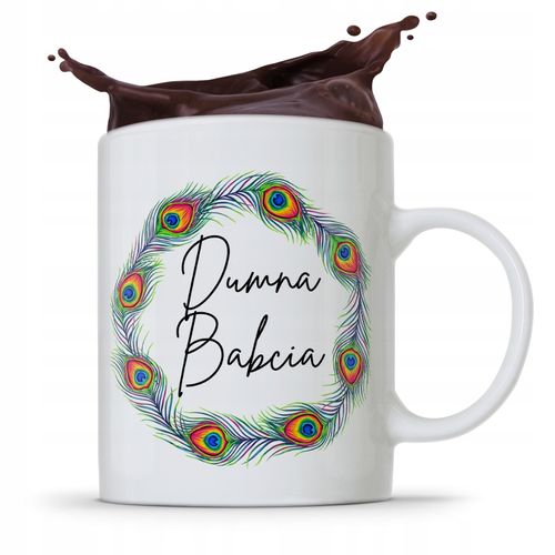 Kubek Dla Babci Na Imieniny Dumna Babcia Z Nadrukiem Ze Zdjęciem na Arena.pl