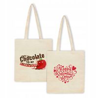 Eko Torba z nadrukiem napis HAPPY VALENTINE'S DAY