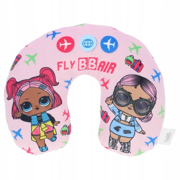 Poduszka podróżna zagłówek rogal na szyję dla dzieci L.O.L. SURPRISE! zdjęcie 2