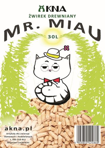 MR. MIAU 30L ŻWIREK DREWNIANY na Arena.pl