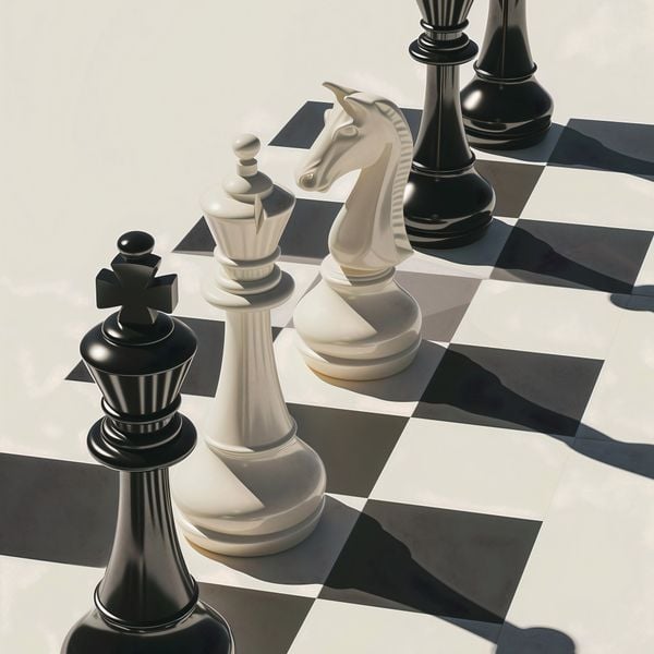 Plakat 60x60cm Szach i Mat zdjęcie 1