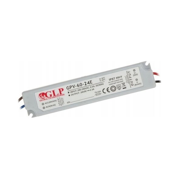 ZASILACZ IMPULSOWY 24V/2.5A/GPV-MINI zdjęcie 1