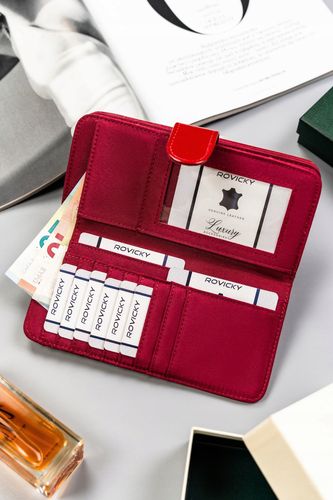 pojemny, duży portfel damski ze skóry ekologicznej - 4u cavaldi na Arena.pl