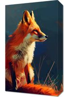 Obraz 30x50cm Spojrzenie Lisicy