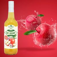 Ocet Jabłkowy 5% Niefiltrowany Niepasteryzowany Do Picia Dary Ogrodu 6szt.