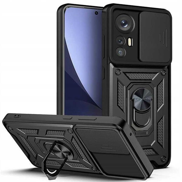 Spacecase Camring Xiaomi 12/12X Black zdjęcie 2