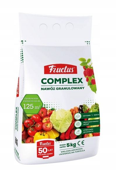FRUCTUS COMPLEX - Kompleksowy Nawóz do WARZYW i OWOCÓW 5 Kg zdjęcie 1