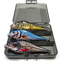 Wobler Jerk Twitch na Szczupaka 10cm 21g Zestaw 3szt Woblery Przynęty