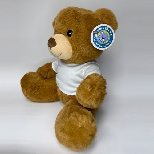 Miś z koszulką 33 cm do nadruku sublimacyjnego na Arena.pl