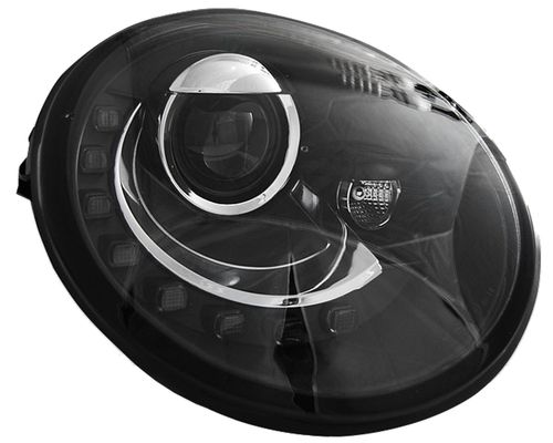 Reflektory lampy przednie VW New Beetle Black na Arena.pl