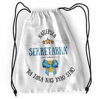 Plecak Dla Sekretarki Sportowy Szkolny Worek Torba Z Nadrukiem Ze Zdjęciem