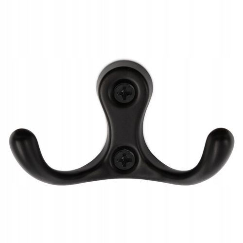 10x HACZYK NA UBRANIA CZARNY WIESZAK NA UBRANIA ŚCIENNY WIESZAK na Arena.pl