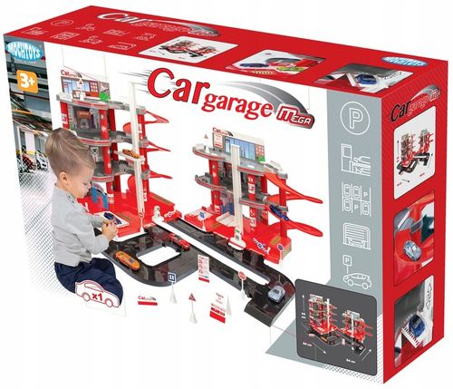 MEGA GARAŻ PARKING 4 POZIOMY 3W1 TOR WINDY MYJNIA + AUTO polski MOCHTOYS na Arena.pl