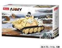 Nowe KLOCKI SLUBAN WWII Lekki czołg niemiecki 344 elem. kompat. z LEG0  Zabawka dla dzieci