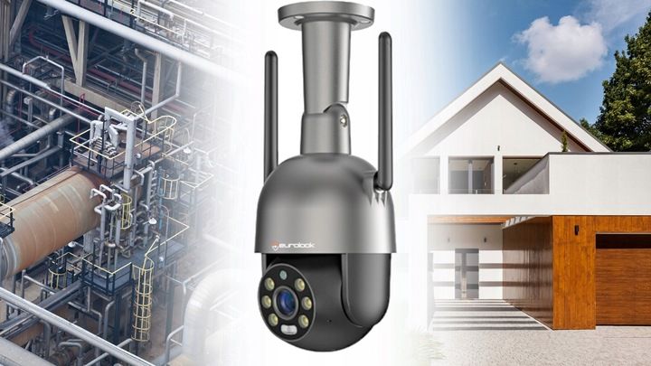 Zewnętrzna Obrotowa Kamera IP WiFi 8MPx 4K ALARM zdjęcie 3