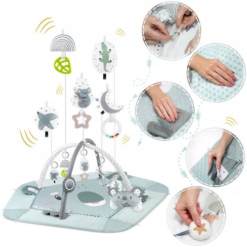 MATA EDUKACYJNA INTERAKTYWNA DWUSTRONNA SKŁADANA XXL 5w1 NUKIDO PODUSZKA na Arena.pl