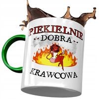 Kubek Zielony Krawcowej Piekielnie Dobra Krawcowa Z Nadrukiem Ze Zdjęciem