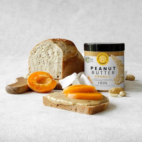 KREM ORZECHOWY 100% PEANUT BUTTER 1kg CRUNCHY na Arena.pl