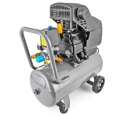 KOMPRESOR OLEJOWY SPRĘŻARKA POWIETRZA TŁOKOWA 8 BAR 24L MOCNY WYDAJNY na Arena.pl