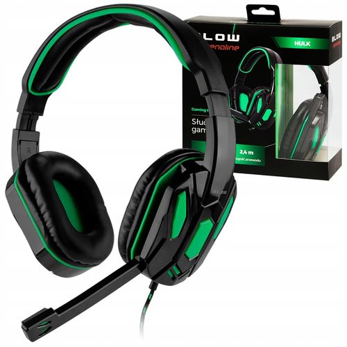 SŁUCHAWKI DLA GRACZY GAMINGOWE Z MIKROFONEM NAUSZNE JACK DŁUGI KABEL SUWAK na Arena.pl