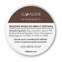 LULLALOVE Brązowe mydło do stylizacji brwi x Stylizacje, odżywka 30ml