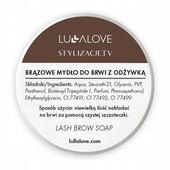 LULLALOVE Brązowe mydło do stylizacji brwi x Stylizacje, odżywka 30ml