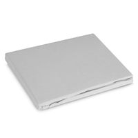 Prześcieradło z gumką Basic 100x200 +30 cm bawełna j. szare