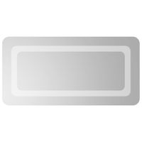 Lustro łazienkowe z LED, 60x30 cm