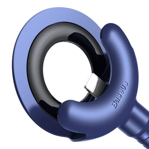 Uchwyt samochodowy kabel 2w1 Iphone Baseus O-type niebieski na Arena.pl