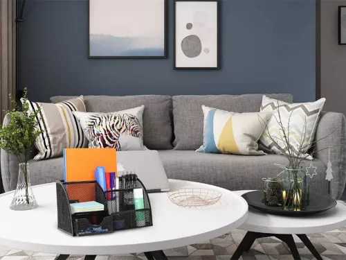 Przybornik organizer na biurko 6 komór szufladka na Arena.pl