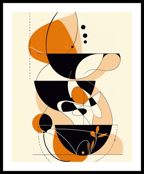 Plakat 40x50cm Taneczne Kręgi zdjęcie 3
