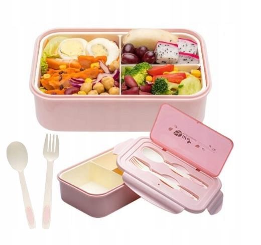 Śniadaniówka Szkoły Lunchbox Pracy Pojemnik Box Bento z Zastawa stołowa zdjęcie 1