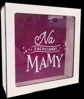 skarbonka 17,5 x 17,5cm  ZACHCIANKI MAMY