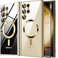 ETUI CASE DO SAMSUNG GALAXY S24 ULTRA DO MAGSAFE + SZKŁO CERAMICZNE 9D