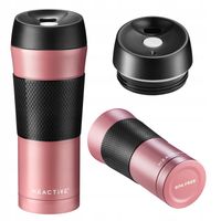 Kubek termiczny TERMOS GORĄCE NAPOJE Kawa Herbata RÓŻOWY 400ml