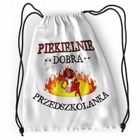 Plecak Dla Przedszkolanki Sportowy Szkolny Worek Z Nadrukiem Ze Zdjęciem