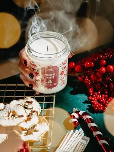 Woskiknot świeca sojowa Pieczone Jabłko na Arena.pl