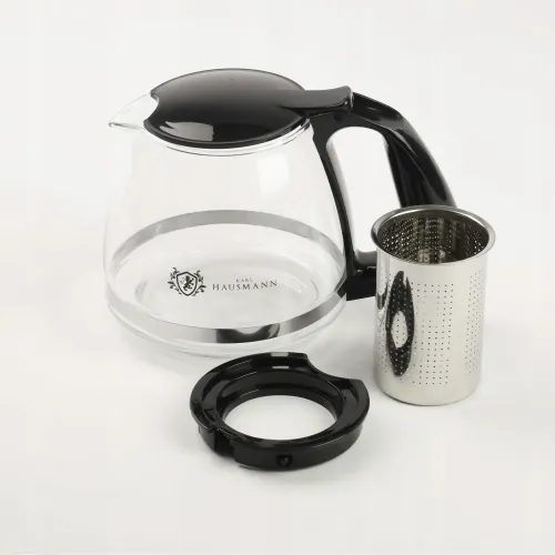 DZBANEK SZKLANY Z STALOWYM ZAPARZACZEM ZAPARZACZ DO HERBATY ZIÓŁ 750 ML na Arena.pl