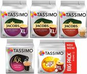 Kapsułki TASSIMO Jacobs MEGA Zestaw CREMA XL 85szt