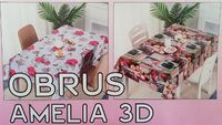 obrus 120x137cm  3d amelia