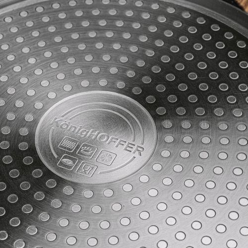 PATELNIA GŁĘBOKA POKRYWKA Granitowa Marmurowa KonigHOFFER Pescado 28 cm na Arena.pl