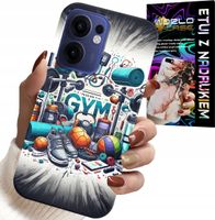 ETUI DO OPPO FIND X5 LITE - SIŁOWNIA GYM FITNESS SPORT CASE + SZKŁO
