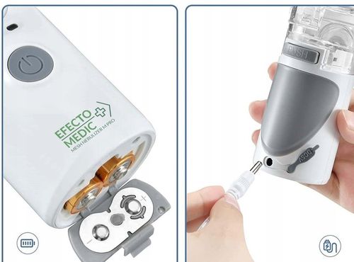 INHALATOR NEBULIZATOR Siateczkowy DLA DZIECI DOROSŁYCH przenośny CICHY MPRO na Arena.pl