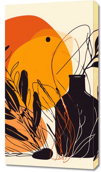 Obraz 50x90cm Jaskrawy Zachód zdjęcie 1