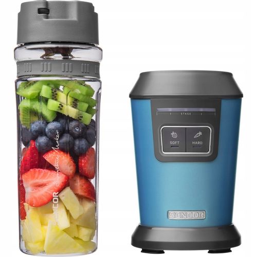 Blender kielichowy do smoothie 800W 0,6L niebieski tritan Sencor SBL 7172BL na Arena.pl