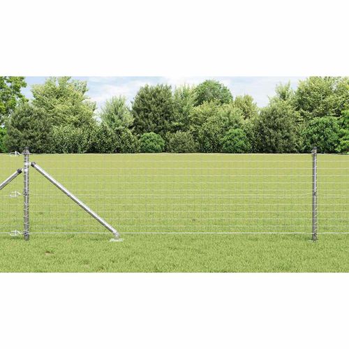 Słupek ogrodzeniowy. 52 pcs Srebrny 3.2 x 3.2 x 100 cm Stal na Arena.pl