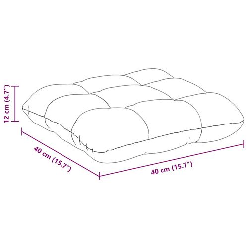 Poduszki na siedziska 4 pcs Kremowy 40 x 40 cm na Arena.pl