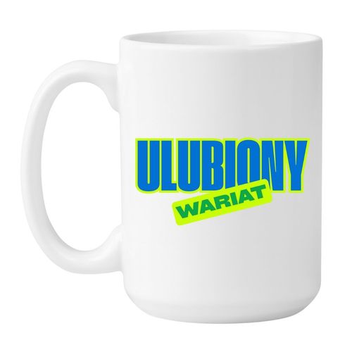 KUBEK "ULUBIONY WARIAT" Wzór - Duży 450 ml na Arena.pl